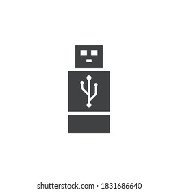 usb icon vector template design illustration