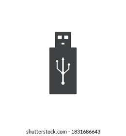 usb icon vector template design illustration