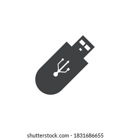 usb icon vector template design illustration