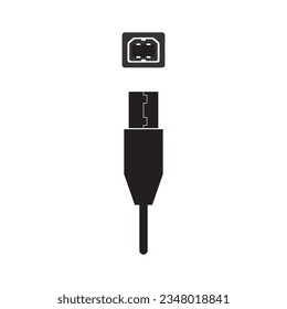 usb icon vector template illustration logo design
