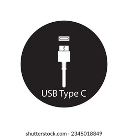 usb icon vector template illustration logo design