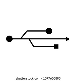 USB icon vektor