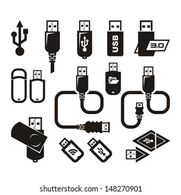 USB icons