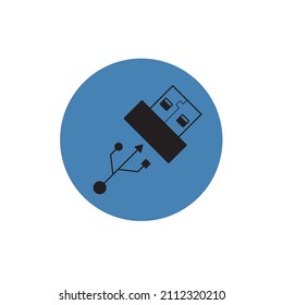 usb icons  symbol vector elements for infographic web