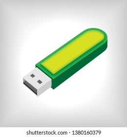 USB Illustration. Plug or Connector Image As A Simple Vector Sign & Trendy Symbol for Design and Websites, Presentation or Application.
