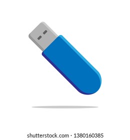USB Illustration. Plug or Connector Image As A Simple Vector Sign & Trendy Symbol for Design and Websites, Presentation or Application.