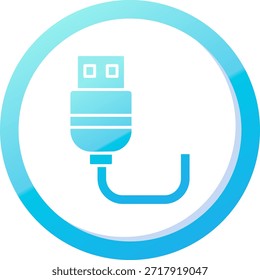 Vektordesign der USB-Zeile