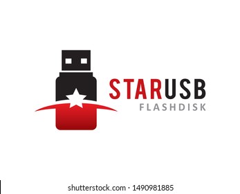 USB logo symbol or icon template
