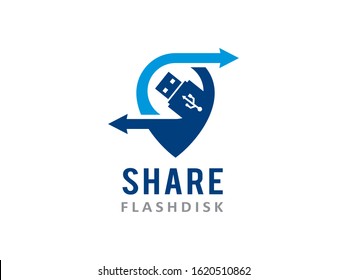 USB logo symbol or icon template