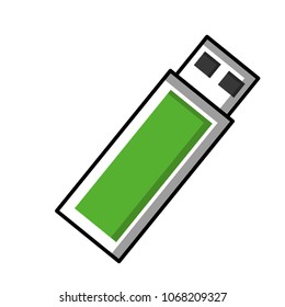 usb memory flash icon