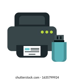 usb memory flash isolated icon vector illustration design