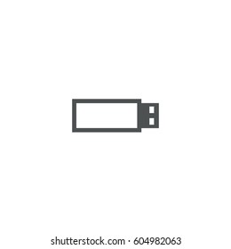 Usb memory icon. sign design