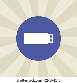 usb memory icon. sign design. background