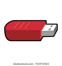 usb memory isolated icon