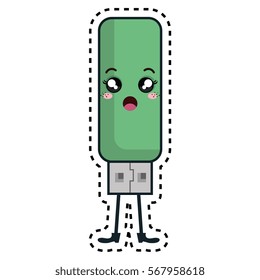 usb memory kawaii character