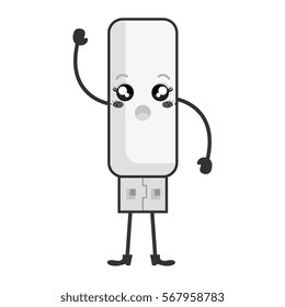 usb memory kawaii character