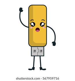 usb memory kawaii character