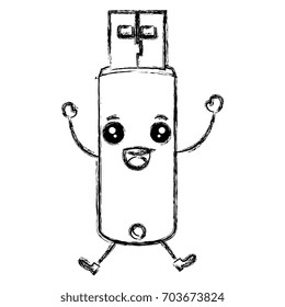 usb memory kawaii character