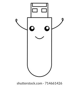usb memory kawaii character