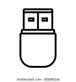 usb memory storage isolated icon vector illustration design