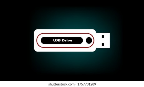 USB pen drive vector design illustration