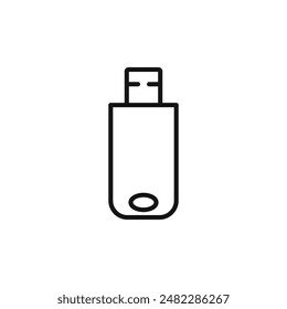 USB Pendrive Icon Kollektion Tragbare Speicher-Illustrationen für Daten und Technologie