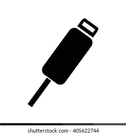 USB Plug Icon Illustration design