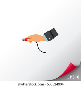 USB Plug Insert Icon