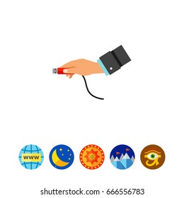 USB Plug Insert Icon