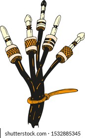 Usb plugs Vector illustration eps 10
