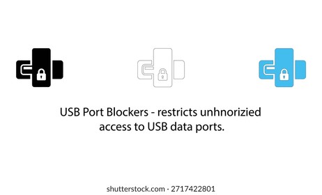 Los bloqueadores de puertos USB restringen el acceso no autorizado a los puertos de datos