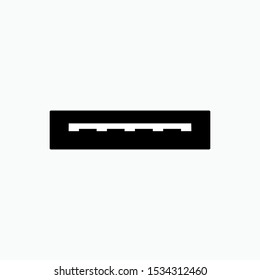 
USB Port Icon - Vector, Sign and Symbol for Design, Presentation, Website or Apps Elements. 