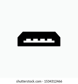 
USB Port Icon - Vector, Sign and Symbol for Design, Presentation, Website or Apps Elements. 