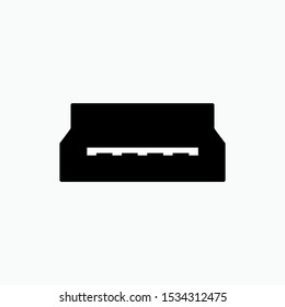 
USB Port Icon - Vector, Sign and Symbol for Design, Presentation, Website or Apps Elements. 