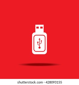 USB Port Single Icon