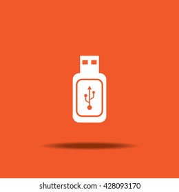 USB Port Single Icon