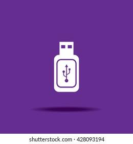 USB Port Single Icon
