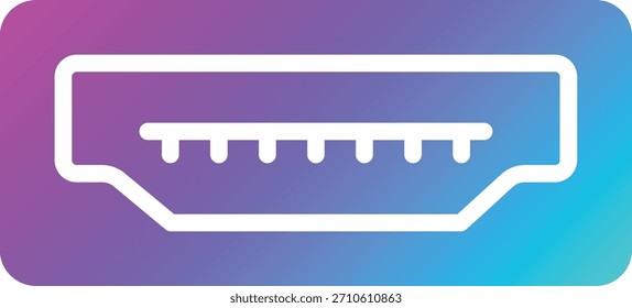 Ilustración De Diseño De Iconos De Vector De Puerto Usb
