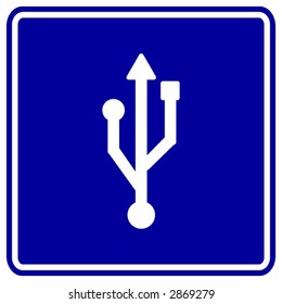 usb sign