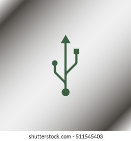 USB sign.