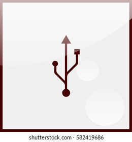 USB sign.