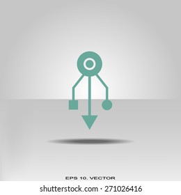 USB sign icon