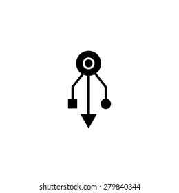 USB sign icon