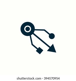 USB sign icon
