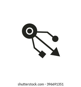 USB sign icon