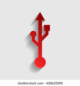USB sign illustration
