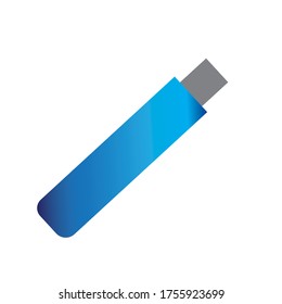 USB stick against white background