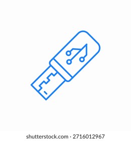 USB-Stick-Symbol, Vektorsymbol
