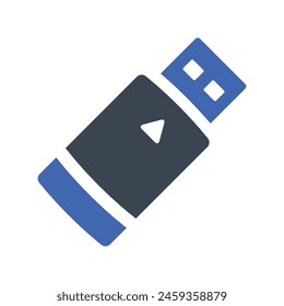 USB storage drive Icon, Vector Graphics