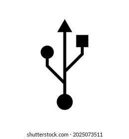 USB symbol icon for apps and web sites